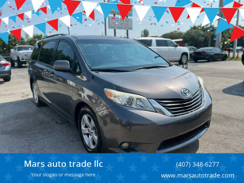 2013 Toyota Sienna for sale at Mars auto trade llc in Kissimmee FL