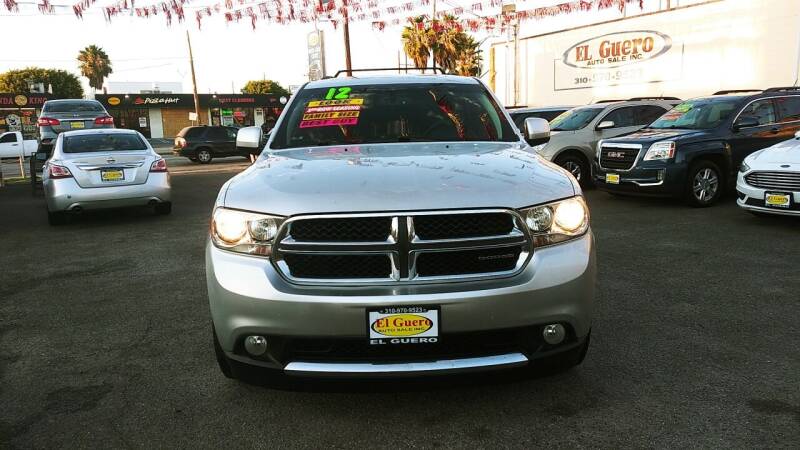 2012 Dodge Durango for sale at El Guero Auto Sale in Hawthorne CA