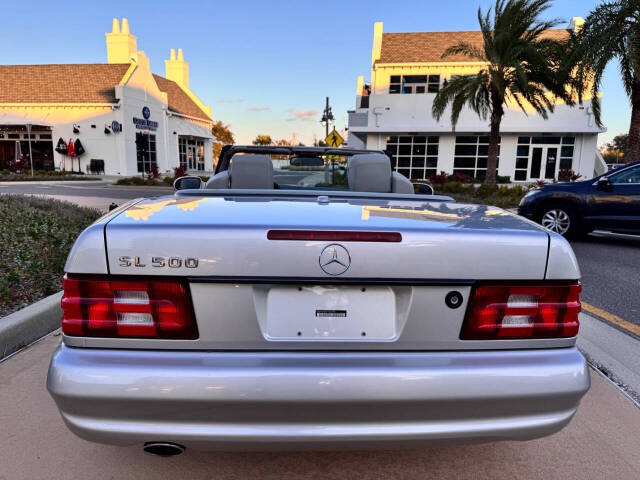 2001 Mercedes-Benz SL-Class for sale at EUROPEAN MOTORCARS OF TAMPA in Tampa, FL