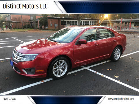 2010 Ford Fusion for sale at Distinct Motors LLC in Mechanicsville VA