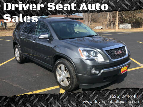 2012 GMC Acadia for sale at Driver Seat Auto Sales in Saint Charles MO