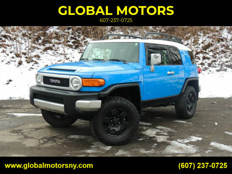 2007 Toyota FJ Cruiser for sale at GLOBAL MOTORS in Binghamton NY