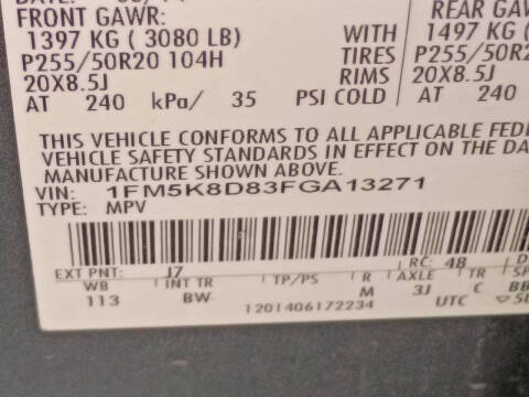 2015 Ford Explorer XLT