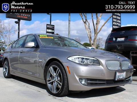 2011 BMW 5 Series for sale at Hawthorne Motors Pre-Owned in Lawndale CA