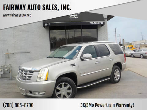 2007 Cadillac Escalade for sale at FAIRWAY AUTO SALES, INC. in Melrose Park IL