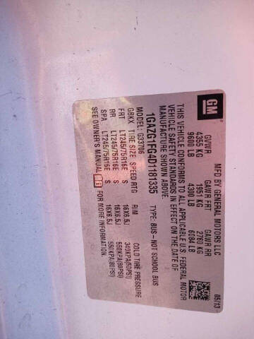 2013 Chevrolet Express LT 3500