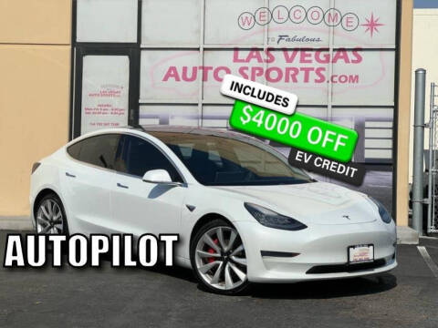 2018 Tesla Model 3 for sale at Las Vegas Auto Sports in Las Vegas NV