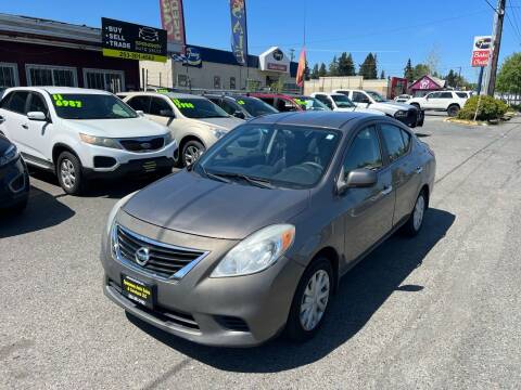 2012 Nissan Versa for sale at Spanaway Auto Sales and Services LLC in Tacoma WA