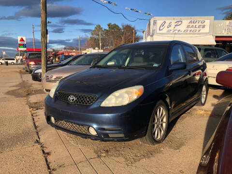 2003 Toyota Matrix for sale at AFFORDABLE USED CARS in North Chesterfield VA
