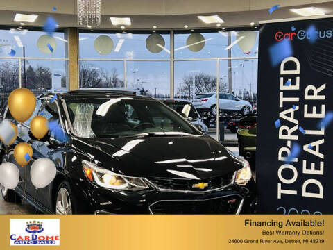 2017 Chevrolet Cruze for sale at CarDome in Detroit MI