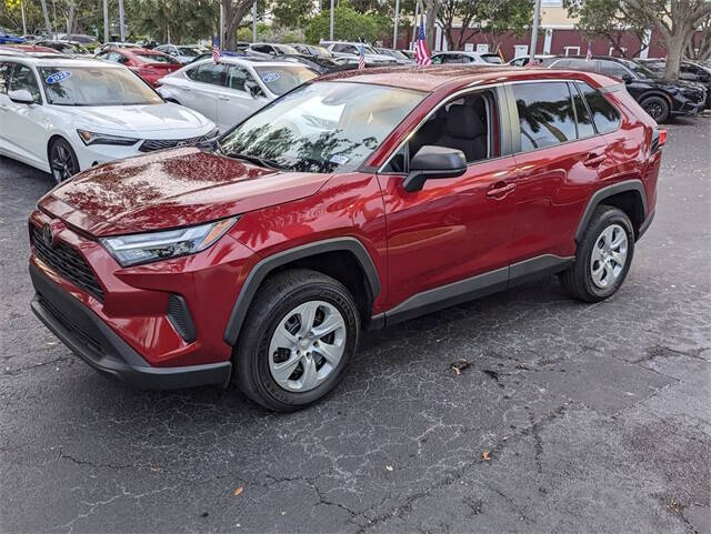 Used 2023 Toyota RAV4 LE with VIN 2T3H1RFV7PW256634 for sale in Lighthouse Point, FL