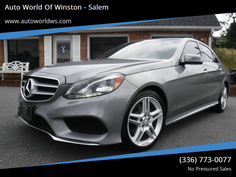 2014 Mercedes-Benz E-Class for sale at Auto World Of Winston - Salem in Winston Salem NC