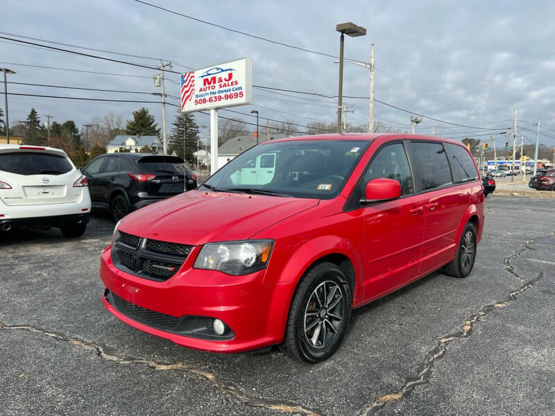 2015 Dodge Grand Caravan for sale at M & J Auto Sales in Attleboro MA