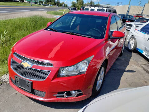 2012 Chevrolet Cruze for sale at EHE Auto Sales in Saint Clair MI
