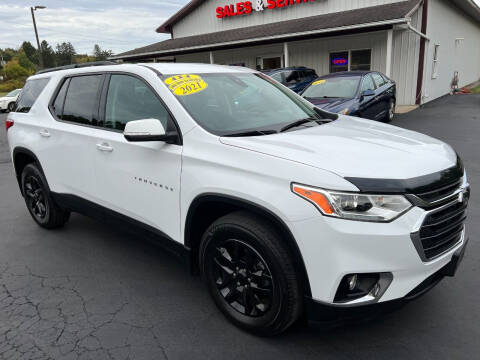 2021 Chevrolet Traverse for sale at Thompson Motors LLC in Attica NY