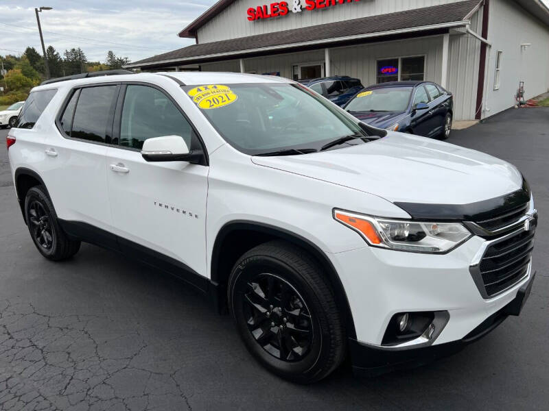 2021 Chevrolet Traverse for sale at Thompson Motors LLC in Attica NY