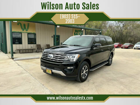 2018 Ford Expedition MAX for sale at Wilson Auto Sales in Chandler TX