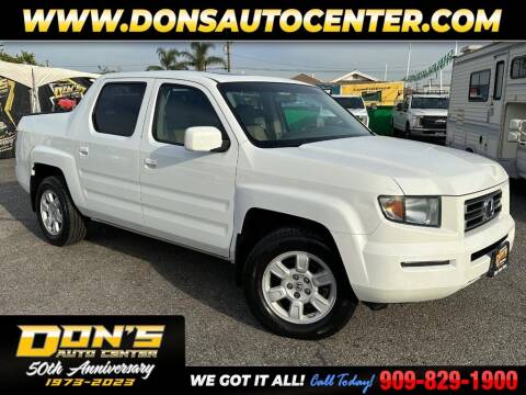 2007 Honda Ridgeline for sale at Dons Auto Center in Fontana CA