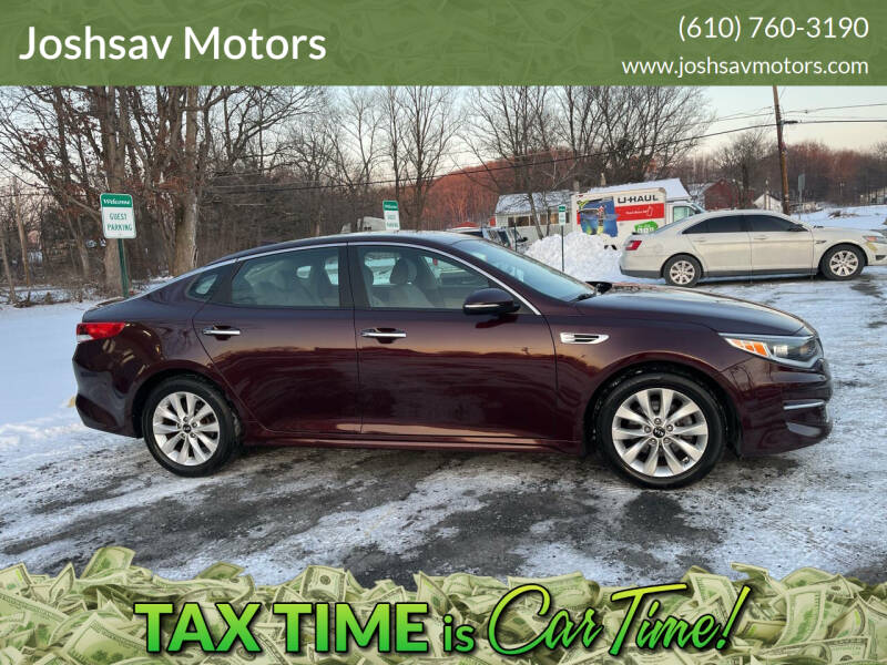 2016 Kia Optima for sale at Joshsav Motors in Walnutport PA