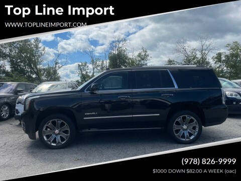 2015 GMC Yukon for sale at Top Line Import of Methuen in Methuen MA