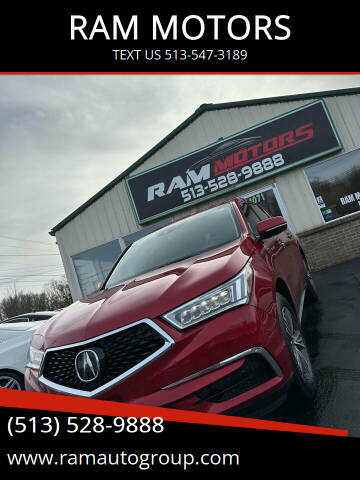 2019 Acura MDX for sale at RAM MOTORS in Cincinnati OH