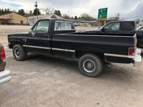 1985 Chevrolet C/K 10 Series for sale at Outlaw Motors in Newcastle WY