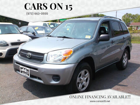 2005 Toyota RAV4 for sale at Cars On 15 in Lake Hopatcong NJ