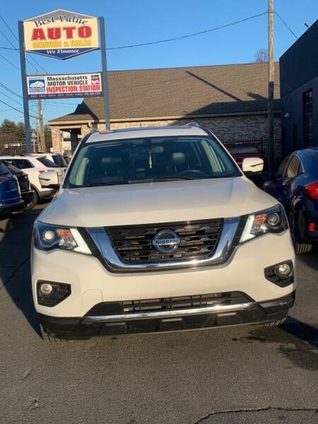 2018 Nissan Pathfinder for sale at Best Value Auto Inc. in Springfield MA