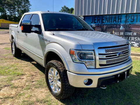 2014 Ford F-150 for sale at Jeremiah 29:11 Auto Sales in Avinger TX