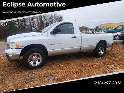 2003 Dodge Ram 1500 for sale at Eclipse Automotive in Brainerd MN