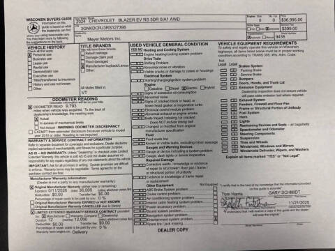 2024 Chevrolet Blazer EV RS