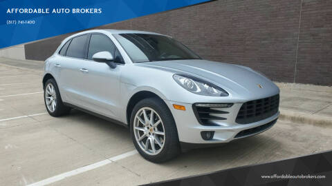 2016 Porsche Macan for sale at AFFORDABLE AUTO BROKERS in Keller TX