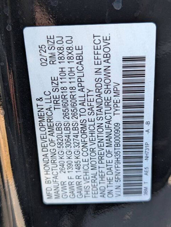 2026 Honda Passport RTL