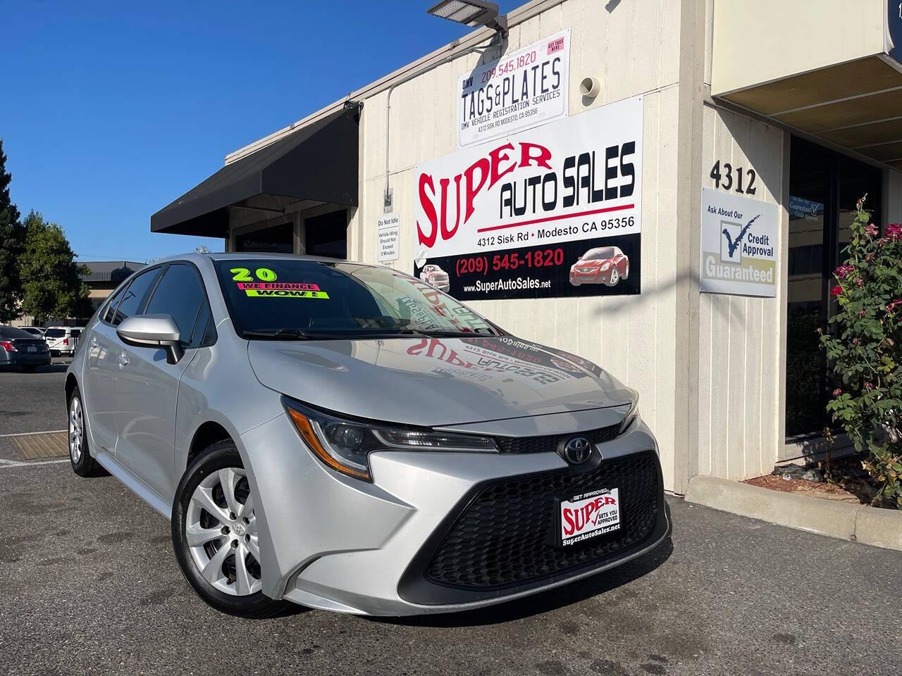 2020 Toyota Corolla for sale at Super Auto Sales Modesto in Modesto, CA