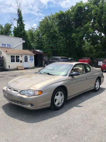 2003 Chevrolet Monte Carlo for sale at Victor Eid Auto Sales in Troy NY