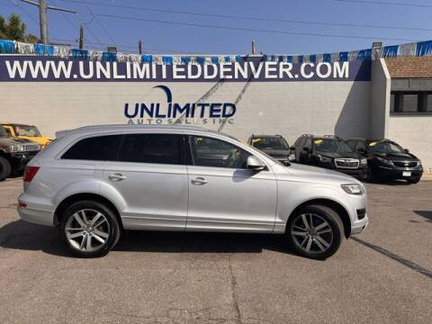 2012 Audi Q7 for sale at Unlimited Auto Sales in Denver CO