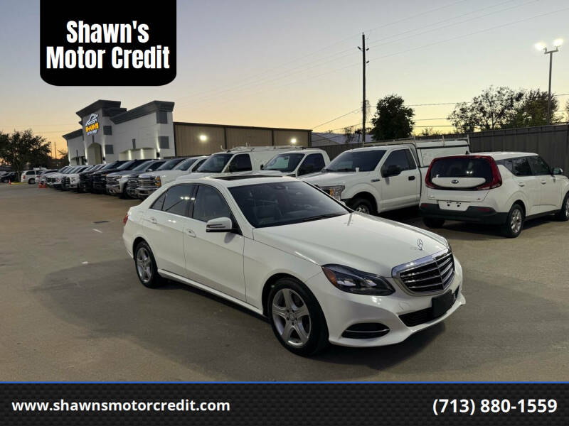 2014 Mercedes-Benz E-Class for sale at Shawn's Motor Credit in Houston TX