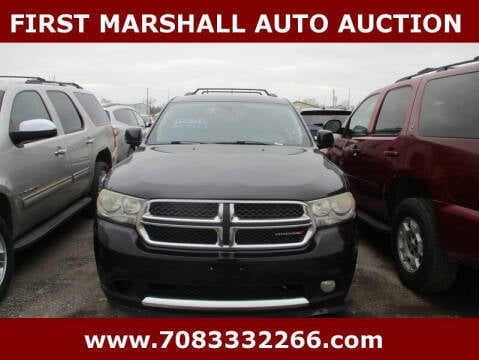 2013 Dodge Durango for sale at First Marshall Auto Auction in Harvey IL