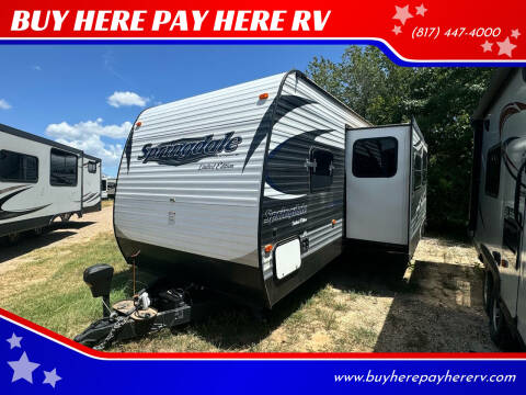 2015 Keystone RV Springdale S6270 for sale at BUY HERE PAY HERE RV in Burleson TX