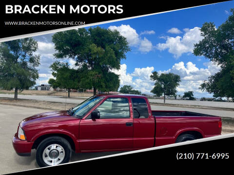 2000 GMC Sonoma for sale at BRACKEN MOTORS in San Antonio TX