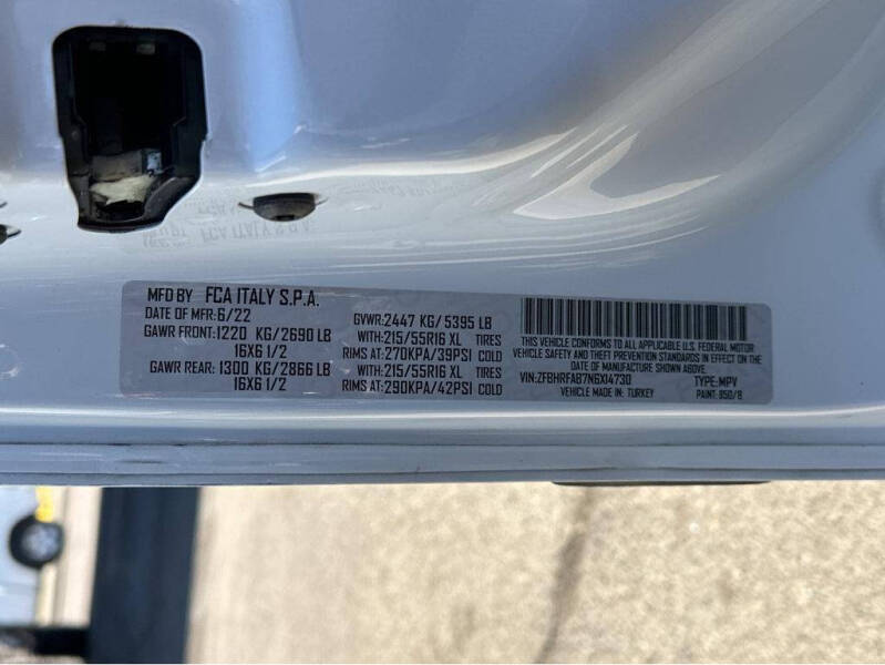 2022 RAM ProMaster City