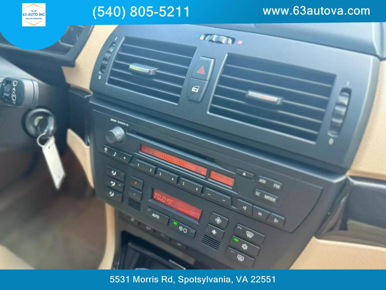 2008 BMW X3 for sale at 63 Auto Inc in Spotsylvania, VA