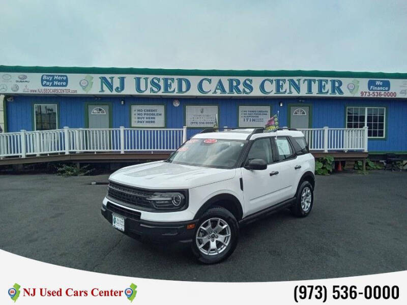 2021 Ford Bronco Sport for sale at New Jersey Used Cars Center in Irvington NJ