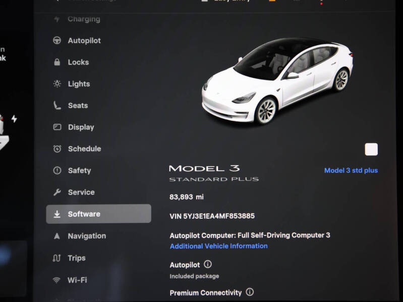 2021 Tesla Model 3 Standard Range Plus