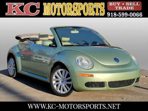 2008 Volkswagen New Beetle Convertible for sale at KC MOTORSPORTS in Tulsa OK