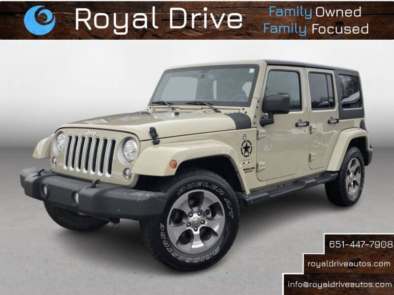 2017 Jeep Wrangler Unlimited for sale at Royal Drive in Newport MN