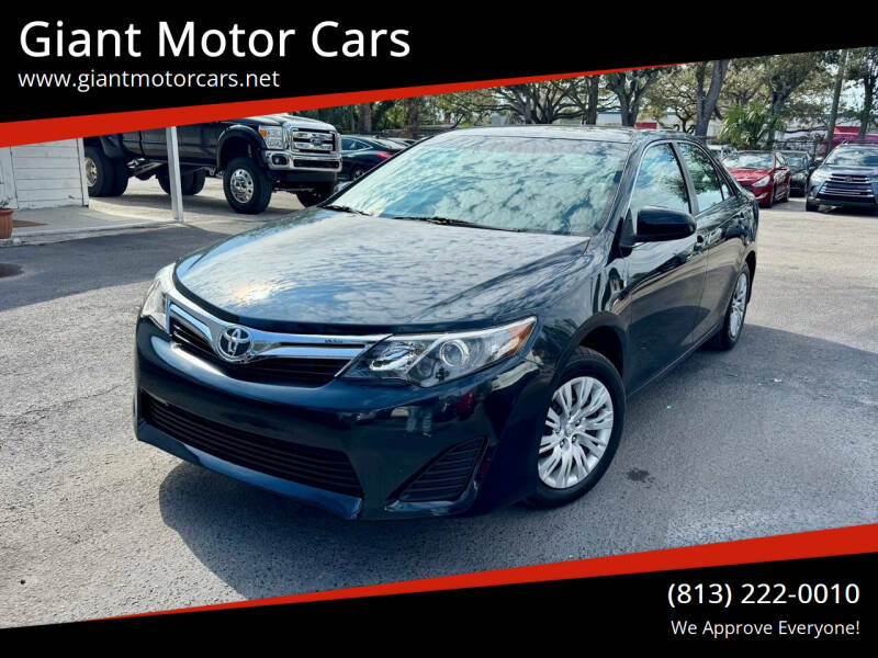 2012 Toyota Camry for sale at Giant Motor Cars in Tampa FL