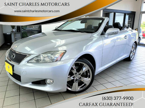 2010 Lexus IS 250C for sale at SAINT CHARLES MOTORCARS in Saint Charles IL