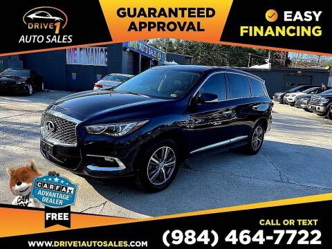 2018 Infiniti QX60 for sale at Drive 1 Auto Sales in Wake Forest NC