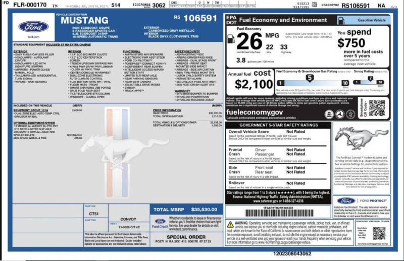2024 Ford Mustang EcoBoost
